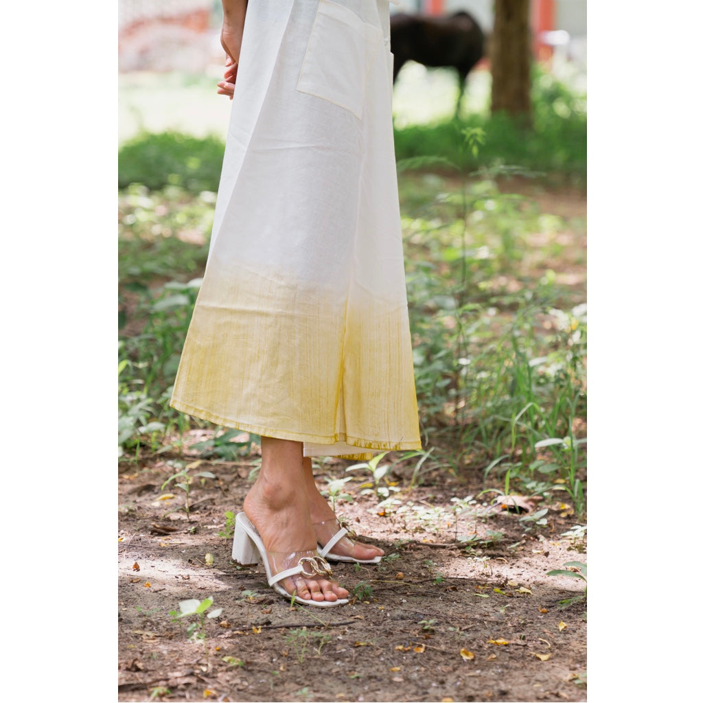 White Linen Skirt-Top